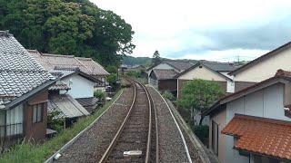 4K cab view - Kisuki Line Shinji to Kisuki, one of Japan's best-known local railways in Shimane Pref