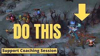 ARE YOU SUPPORT? This Is How YOU NEED To THINK - Dota 2 Hard Support Coaching Session