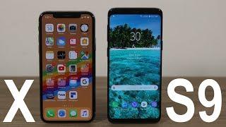 Samsung Galaxy S9 vs iPhone X : Full Comparison (Winner Decided)