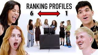 Ranking Girls By Their Dating Profiles | 6 Guys VS 6 Girls