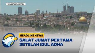 Di Tengah Konflik, Ratusan Jemaah Salat Jumat di Masjid Al-Aqsa