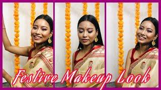 Indian Festival Makeup Tutorial | Diwali makeup look 2021