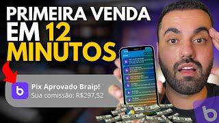 COMO FAZER A PRIMEIRA VENDA EM 12 MINUTOS NA BRAIP - Copie e Cole (Dinheiro online)