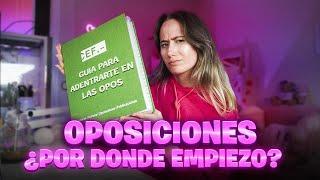 PASOS CLAVE para EMPEZAR a OPOSITAR - todo lo que debes saber  @belenixps