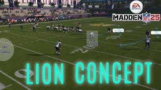 Empty Formation Installation and the Lion Passing Concept - Madden 25