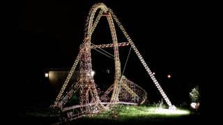 World's Largest K'nex Roller Coaster Loop (with POV)