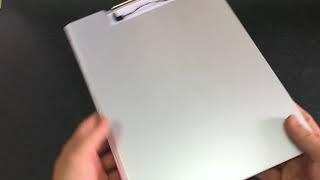 Aluminum clipboard with cover 鋁合金丹麥夾