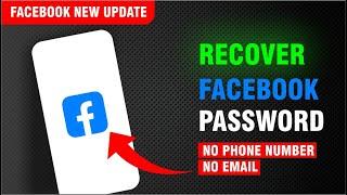 How to recover facebook password without email and phone number 2024