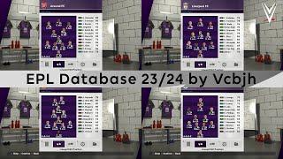 PES 2017 Lastest EPL Database (Option) 23/24 by Vcbjh For T99 Patch