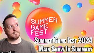 Summer Games Fest 2024 Main Show In Summary #parody #summergamefest2024