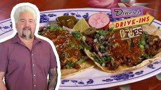 Guy & His Family Eat Legit Mexican Food in His Hometown | Diners, Drive-Ins and Dives | Food Network