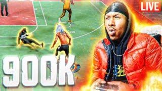 Hitting 900K LIVE!!! Stretch Big Playmaker DEMIGOD is unstoppable at the park! NBA 2K20 BEST BUILD 2