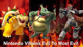 Nintendo Villains Ranked By Morality | Least Evil To Most Evil 