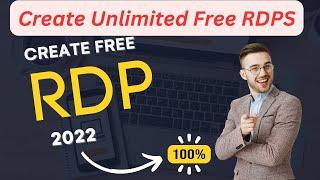 How To Create High Speed Internet RDP Without Bank Credit Card in Mobile or PC Tutorial 2023