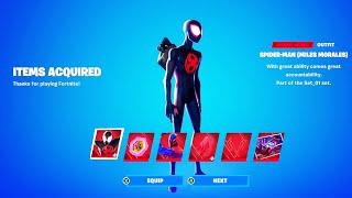 Buying Across The Spider-Verse Bundle - Miles Morales & Spider-Man 2099 - Fortnite