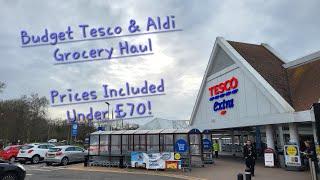 Budget Grocery Haul | Tesco | Aldi | UK Family of 5 | Meal Plan