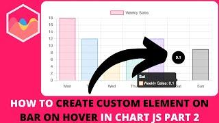 How to Create Custom Element On Bar On Hover in Chart JS Part 2