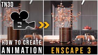 Enscape 3d  | Rendering Animation Tips & Tricks | Sketchup Tutorial
