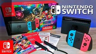 Nintendo Switch V2 - Mario Kart 8 Deluxe Bundle (Unboxing)