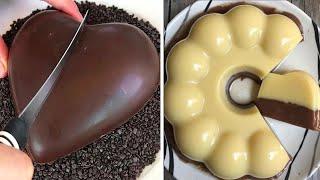 Best For Chocolate| So Yummy Dark Chocolate Cake Dessert | Amazing Chocolate Cake Decorating Idea