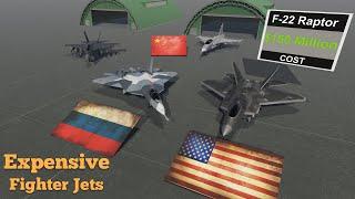 10 Most Expensive Fighter Jets of 2023 (With Cost $)