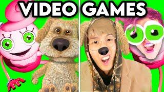 VIDEO GAMES WITH ZERO BUDGET! (TALKING BEN, MOMMY LONG LEGS, POPPY PLAYTIME, FNF, LANKYBOX, & MORE!)