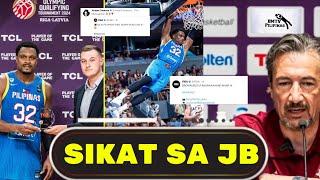 SIKAT si JB sa FIBA ! COACH ng LATVIA Hindi Makalimutan ang TALO nila sa Gilas pilipinas !