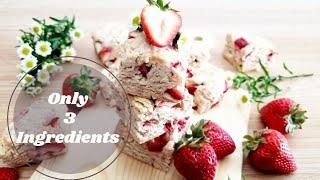 3 Ingredients Strawberry Scones | Easy Scone| Easy Breakfast | Little Sugar Kitchen