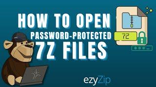 How to Open Password Protected 7Z files (Simple Guide)