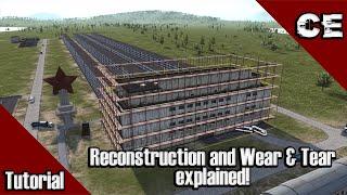 Wear & Tear and Reconstruction Tutorial | Workers and resources - Realistic Mode