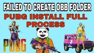 Failed To Create Obb Folder || PUBG OBB FILE SOLUTION || PUBG KR INSTALL || OBB FILE NOT CREATE