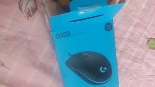 MY NEW GAMING MOUSE ( LOGITEC G102 UNBOXING AND REVIEW 2020)