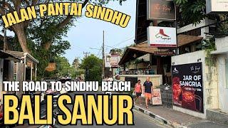 Bali Sanur Street Walking Tour Today