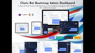 Chat Bot Admin - Chat App Dashboard Design And Admin Panel