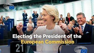 European Parliament re-elects von der Leyen as Commission President