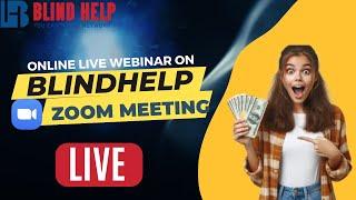 Blind Help Plan Presentation Zoom Meeting Live 