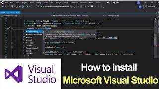 How to Install Microsoft Visual Studio in Windows 8.1, 10, 11?