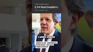 Haddad comenta sobre maior alta do dólar da história