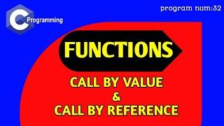 Call By Value & Call By Reference // C Programs in Telugu