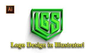 Design Your Own Logo! Custom Logo Challenge | LGS Logo Design in Illustrator!