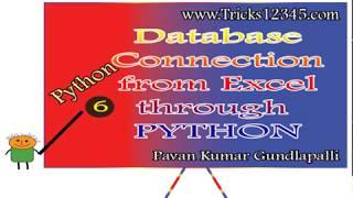 Python: Excel To SQL Connection 6