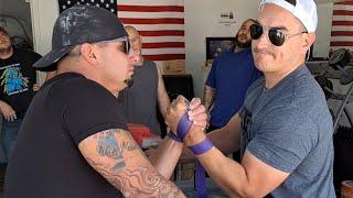 Armwrestling Jesse Hallock VS Steve West