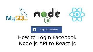 How to signup or Login node.js and react.js with facebook