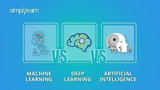 Machine Learning vs Deep Learning vs Artificial Intelligence | ML vs DL vs AI | Simplilearn