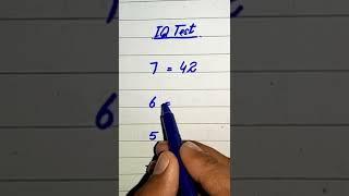 IQ Test | #shorts #tricks