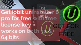 How To Get IOBit Uninstaller 8 Pro Full Version For Free License key works on 32 and 64 bits