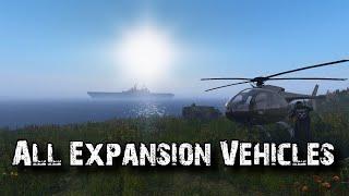 Every Vehicle In DayZ Expansion Mod!!