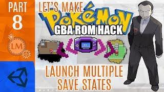 How To Make a Pokemon Rom Hack GBA Part 8  Launch Visual Boy Advance With Multiple Save States