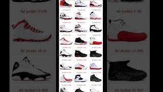 Every Air Jordan Sneaker Ever Released #nike #nba #basketballsneakers