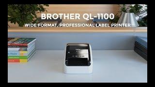 Brother QL-1100 Wide Format, Postage and Barcode Professional Thermal Label Printer with Auto-Crop